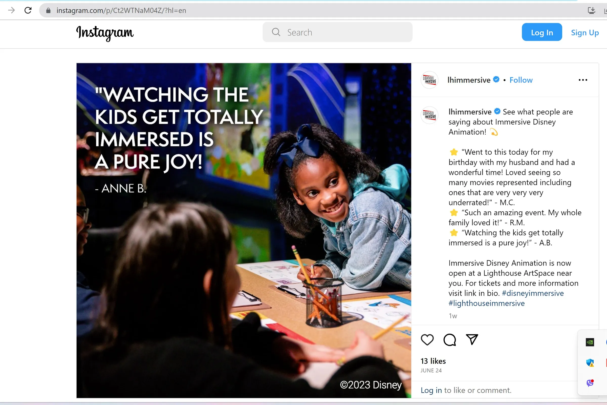 Immersive Disney at Lighthouse Artspace 11