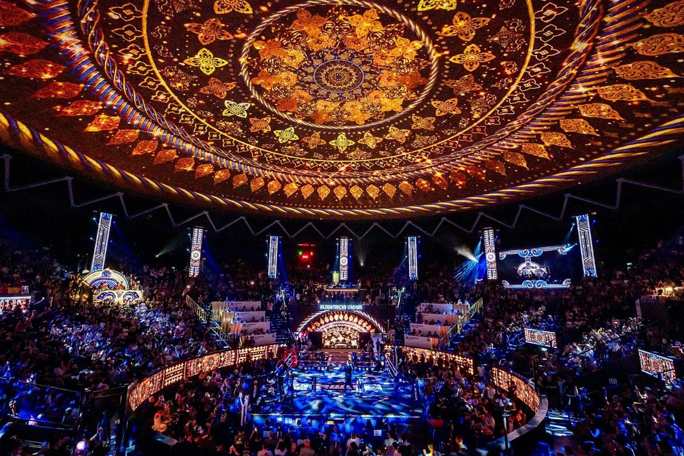 Projection Installation at Rajadamnern Stadium 1