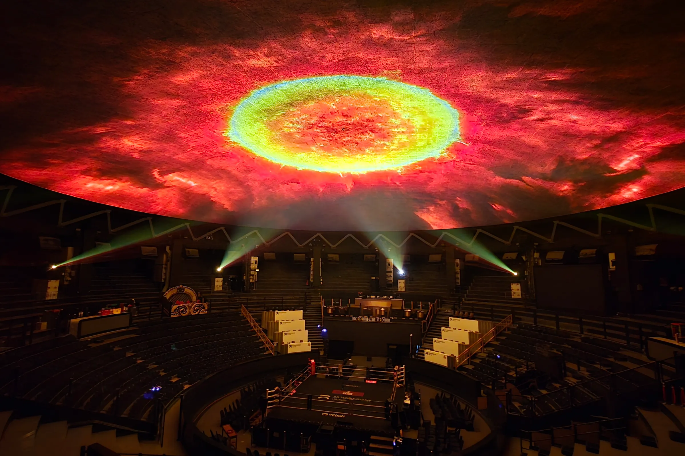 Projection Installation at Rajadamnern Stadium 23